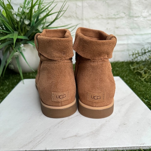 UGG JOSEFENE Cuff Chestnut winter boots size 9 - Picture 6 of 11